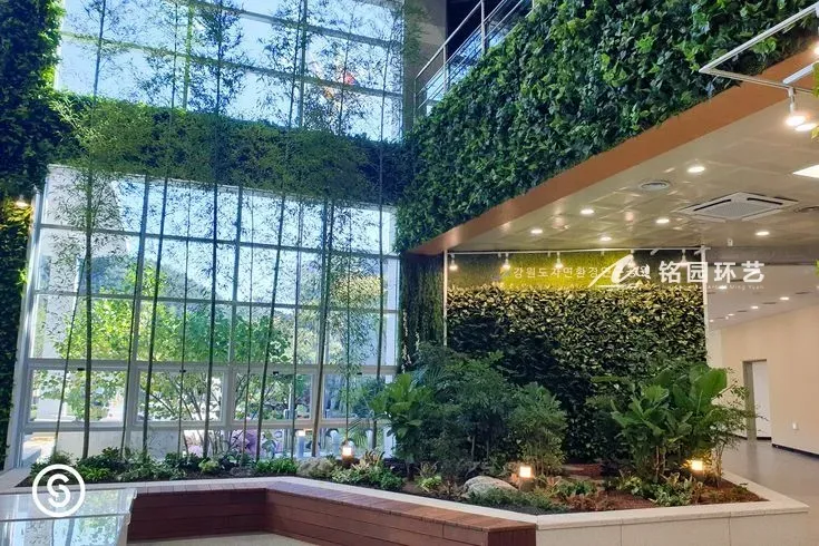 Indoor Vertical Greenery Triumph: Successful Implementation of Artificial Green Wall in a Modern Building