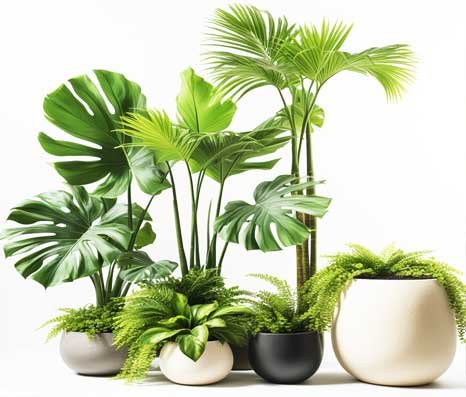 Dominance of artificial plants